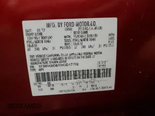2017 Ford Explorer XLT with VIN 1FM5K8D8XHGD17782, listed as a Copart auction lot 79560054 with 130,421 mi miles and Non Repairable. Bid and sale history available at DreamBid. Image 14.