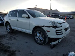 2008 Porsche Cayenne S with VIN WP1AB29PX8LA41318, listed as a Copart auction lot 48974565 with 96,782 mi miles and Salvage title. Bid and sale history available at DreamBid. Image 4.
