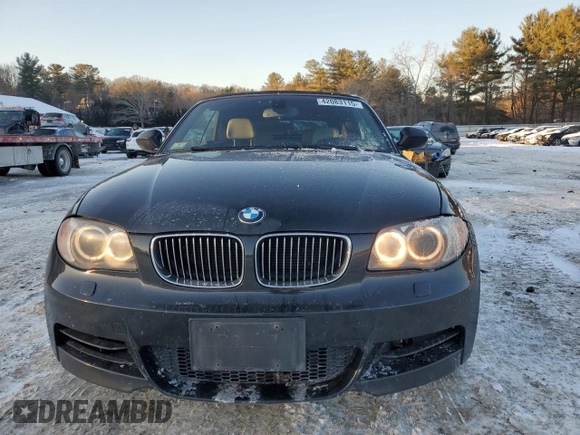 2010 BMW 1 Series 135i with VIN WBAUN9C53AVK41552, listed as a Copart auction lot 42083115 with 114,417 mi miles and Clean Title. Bid and sale history available at carsss.com. Image 5.