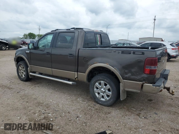 2005 Ford F-150 XLT с VIN 1FTPW14545FA30275, выставлен на аукционе Copart как лот 61608275 с пробегом 190 158 миль миль и Чистый • Clean title. История ставок и продаж доступна на DreamBid. Изображение 2.