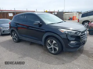 2016 Hyundai Tucson Limited with VIN KM8J33A27GU181240, listed as a IAAI auction lot 42183028 with 104,557 mi miles. Bid and sale history available at carsss.com. Image 1.