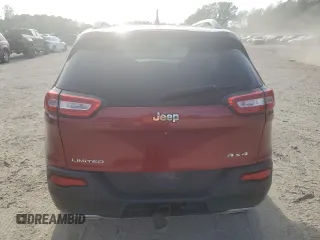 2015 Jeep Cherokee Limited with VIN 1C4PJMDS7FW662680, listed as a Copart auction lot 53977555 with 114,179 mi miles and Salvage Title. Bid and sale history available at DreamBid. Image 6.