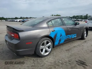 2014 Dodge Charger RT Plus with VIN 2C3CDXCT2EH138002, listed as a Copart auction lot 56481604 with 48,490 mi miles and Salvage Title. Bid and sale history available at carsss.com. Image 3.