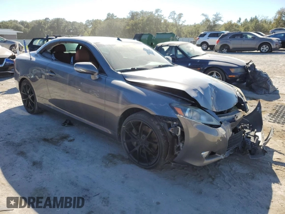 2012 Lexus IS 350 C with VIN JTHFE2C27C2508753, listed as a Copart auction lot 75334724 with 117,212 mi miles and Salvage title. Bid and sale history available at DreamBid. Image 4.