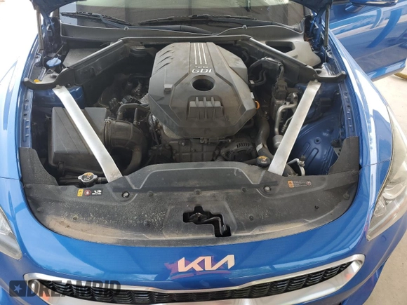 2018 Kia Stinger with VIN KNAE15LA5J6035696, listed as a Copart auction lot 53462545 with 95,109 mi miles and Clean Title. Bid and sale history available at DreamBid. Image 11.