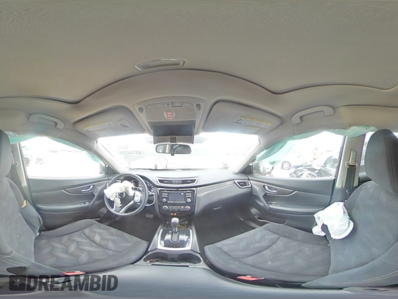 2014 Nissan Rogue S with VIN 5N1AT2MV6EC809873, listed as a Copart auction lot 43744395 with 37,850 mi miles and Salvage Title. Bid and sale history available at carsss.com. Image 14.