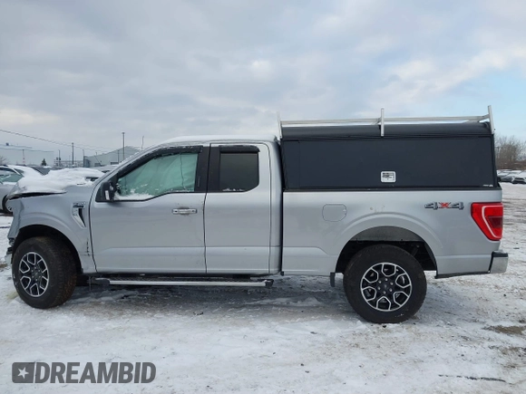 2021 Ford F-150 XL with VIN 1FTFX1E54MFC43510, listed as a IAAI auction lot 41251459 with 15,391 mi miles and . Bid and sale history available at DreamBid. Image 14.