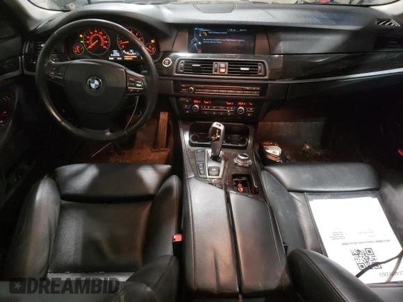 2013 BMW 5 Series 550i xDrive with VIN WBAFU9C56DDY72446, listed as a Copart auction lot 45516545 with 93,780 mi miles and Salvage Title. Bid and sale history available at carsss.com. Image 8.