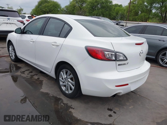 2012 Mazda Mazda3 i Touring with VIN JM1BL1V74C1694444, listed as a IAAI auction lot 41879335 with 123,020 mi miles. Bid and sale history available at carsss.com. Image 3.