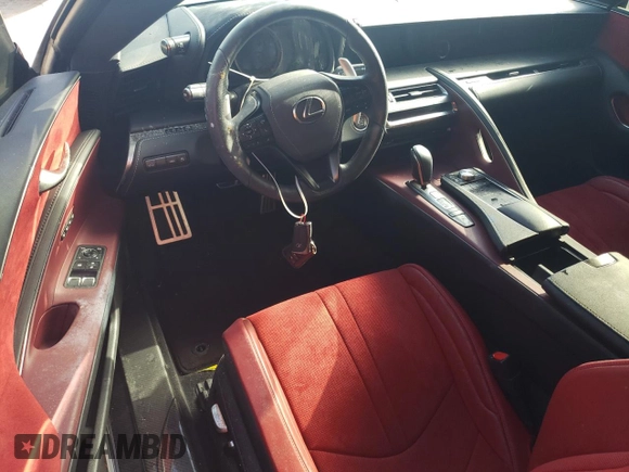 2021 Lexus LC 500h with VIN JTHAP5AY1MA103976, listed as a Copart auction lot 74174914 with Not provided miles and Non repairable. Bid and sale history available at DreamBid. Image 8.