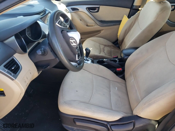 2012 Hyundai Elantra Limited with VIN 5NPDH4AE8CH108918, listed as a Copart auction lot 48794735 with 0 mi miles and Salvage Title. Bid and sale history available at carsss.com. Image 7.