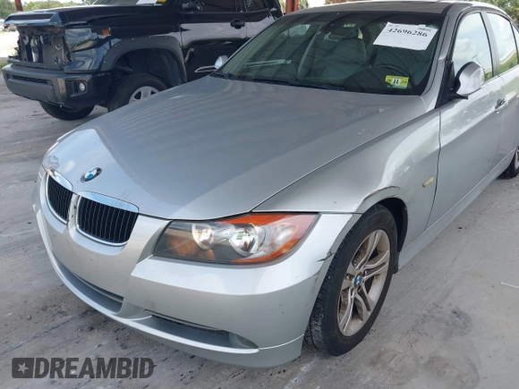 2008 BMW 3 Series 328i with VIN WBAVA37578NL50095, listed as a IAAI auction lot 42696286 with 117,408 mi miles and . Bid and sale history available at DreamBid. Image 13.
