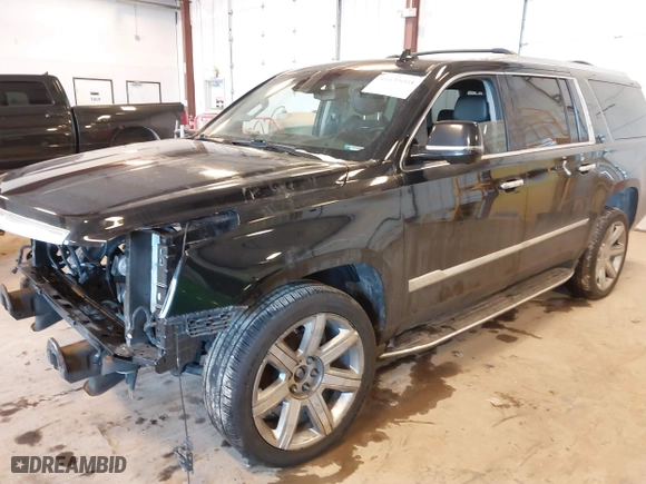 2018 Cadillac Escalade ESV Luxury with VIN 1GYS4HKJ7JR170011, listed as a IAAI auction lot 41633005 with 1 mi miles. Bid and sale history available at carsss.com. Image 17.