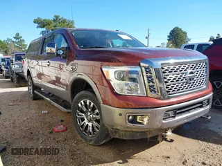 2018 Nissan Titan XD SV with VIN 1N6BA1F4XJN527633, listed as a IAAI auction lot 40863672 with 43,481 mi miles. Bid and sale history available at carsss.com. Image 1.
