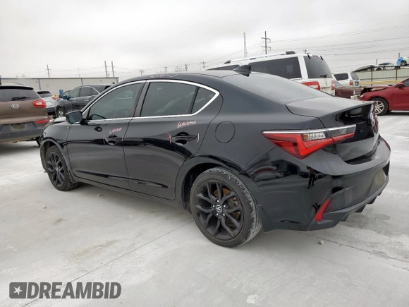 2020 Acura ILX Premium with VIN 19UDE2F78LA002579, listed as a Copart auction lot 58015475 with 110,786 mi miles and Salvage title. Bid and sale history available at DreamBid. Image 2.