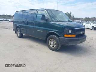 2008 Chevrolet Express Passenger z VIN 1GAGG25K481208039, wystawiony jako IAAI lot #42065395 z przebiegiem 390 738 mil mil oraz . Historia ofert i sprzedaży dostępna na DreamBid. Obrazek 1.