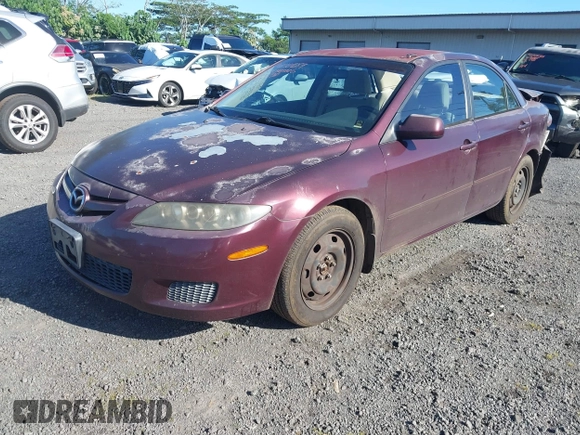 2007 Mazda 6 i Sport VE with VIN 1YVHP80C375M17496, listed as a IAAI auction lot 41169257 with 106,284 mi miles and . Bid and sale history available at carsss.com. Image 2.