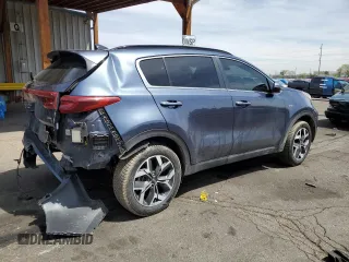 2020 Kia Sportage EX with VIN KNDPNCAC4L7762592, listed as a Copart auction lot 54369225 with 95,998 mi miles and Salvage title. Bid and sale history available at DreamBid. Image 3.
