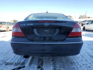 2008 Mercedes-Benz CLK 350 with VIN WDBTJ56H68F236034, listed as a Copart auction lot 88163635 with 156,478 mi miles and Salvage title. Bid and sale history available at DreamBid. Image 6.