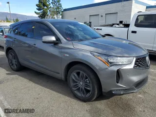 2024 Acura RDX w/A-Spec Package with VIN 5J8TC2H62RL031191, listed as a Copart auction lot 41480125 with 11,963 mi miles and Salvage Title. Bid and sale history available at carsss.com. Image 4.