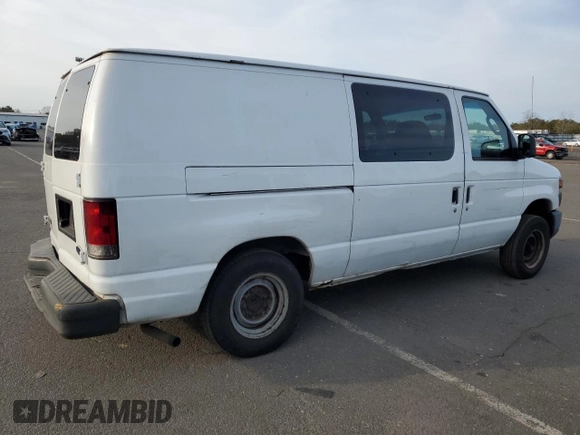 2008 Ford Econoline Cargo Commercial with VIN 1FTNE14W18DA66881, listed as a Copart auction lot 48191665 with 229,760 mi miles and Salvage title. Bid and sale history available at DreamBid. Image 3.