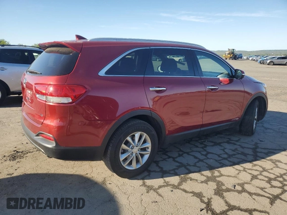 2016 Kia Sorento LX with VIN 5XYPGDA59GG162807, listed as a Copart auction lot 54864885 with 105,950 mi miles and Clean Title. Bid and sale history available at carsss.com. Image 3.