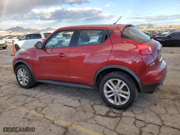 2013 Nissan Juke S with VIN JN8AF5MR9DT205981, listed as a Copart auction lot 46308105 with 0 mi miles and Salvage Title. Bid and sale history available at carsss.com. Image 2.