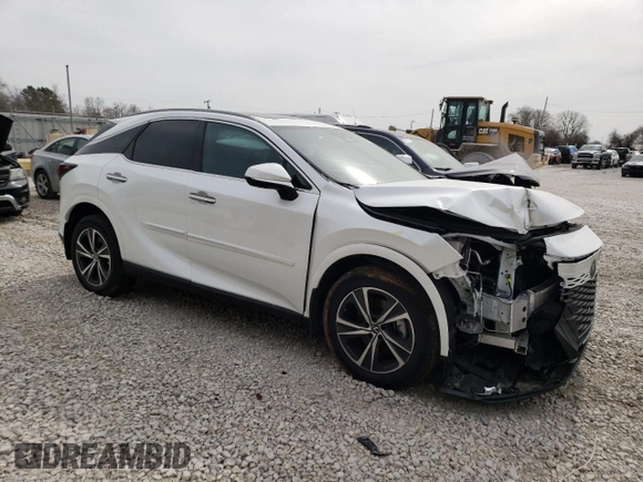 2024 Lexus RX with VIN 2T2BAMCA0RC045777, listed as a Copart auction lot 44152454 with 1,222 mi miles and Salvage Title. Bid and sale history available at carsss.com. Image 4.