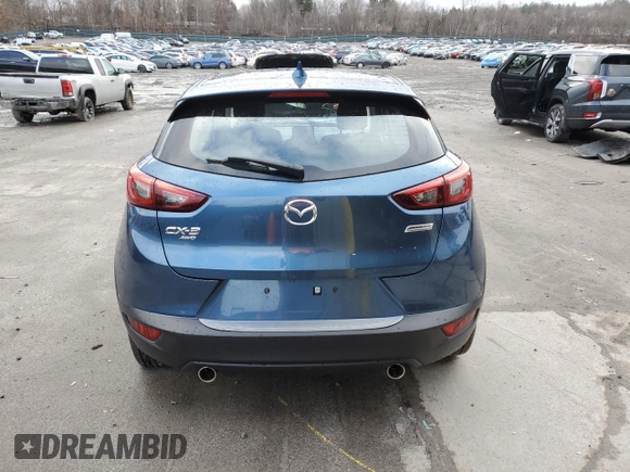 2019 Mazda CX-3 Sport with VIN JM1DKFB7XK0454736, listed as a Copart auction lot 47247055 with 20,562 mi miles and Salvage Title. Bid and sale history available at carsss.com. Image 6.