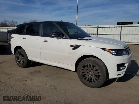 2016 Land Rover Range Rover Sport HSE with VIN SALWS2VF4GA561828, listed as a Copart auction lot 86288484 with 124,065 mi miles and Salvage title. Bid and sale history available at DreamBid. Image 4.