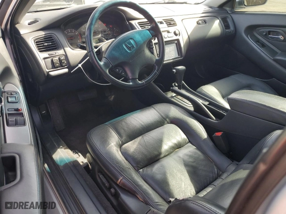 2001 Honda Accord Cpe EX w/Leather with VIN 1HGCG22521A033799, listed as a Copart auction lot 46545105 with 211,426 mi miles and Salvage Title. Bid and sale history available at carsss.com. Image 8.