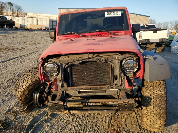 2007 Jeep Wrangler Unlimited X with VIN 1J4GA39147L189571, listed as a Copart auction lot 46974665 with 141,319 mi miles and Salvage Title. Bid and sale history available at carsss.com. Image 5.