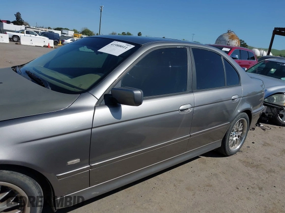 2002 BMW 5 Series 530i with VIN WBADT63462CH87855, listed as a IAAI auction lot 41988011 with Not Provided miles and . Bid and sale history available at DreamBid. Image 14.