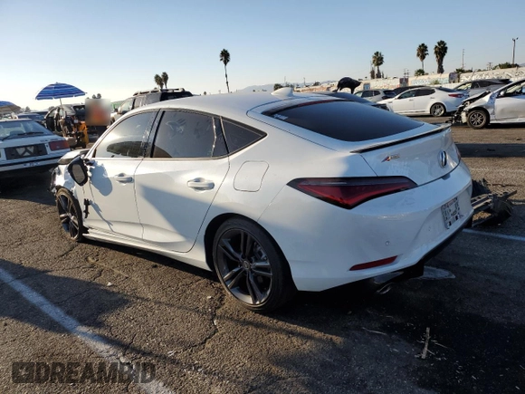 2024 Acura Integra w/A-Spec Technology Package with VIN 19UDE4H68RA000114, listed as a Copart auction lot 75234824 with 15,121 mi miles and Salvage Title. Bid and sale history available at carsss.com. Image 2.