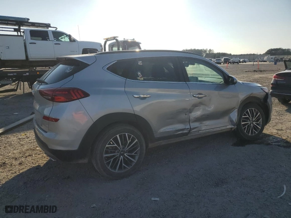 2020 Hyundai Tucson Ultimate with VIN KM8J33ALXLU224973, listed as a Copart auction lot 44374635 with 87,696 mi miles and Salvage Title. Bid and sale history available at carsss.com. Image 3.