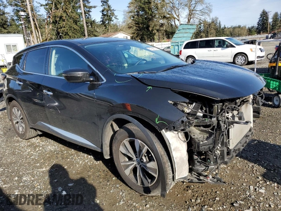 2019 Nissan Murano S with VIN 5N1AZ2MS1KN145292, listed as a Copart auction lot 51998125 with 56,963 mi miles and Salvage Title. Bid and sale history available at carsss.com. Image 4.
