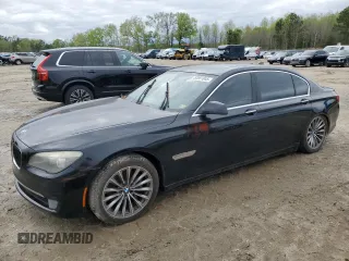 2011 BMW 7 Series 740Li with VIN WBAKB4C52BC392866, listed as a Copart auction lot 52851845 with 60,978 mi miles and Clean Title. Bid and sale history available at carsss.com. Image 1.