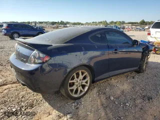 2008 Hyundai Tiburon GT with VIN KMHHN66F68U279070, listed as a Copart auction lot 74675574 with 92,020 mi miles and Salvage Title. Bid and sale history available at carsss.com. Image 3.
