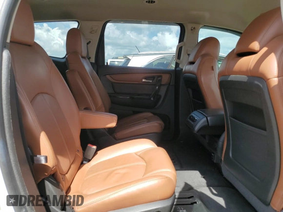 2015 Chevrolet Traverse LTZ with VIN 1GNKVJKDXFJ212107, listed as a Copart auction lot 55721935 with 129,333 mi miles and Clean Title. Bid and sale history available at DreamBid. Image 10.