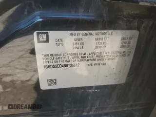 2011 Cadillac CTS Premium with VIN 1G6DS5ED4B0136612, listed as a Copart auction lot 63264925 with 199,928 mi miles and Salvage title. Bid and sale history available at DreamBid. Image 12.