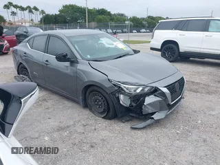 2020 Nissan Sentra S with VIN 3N1AB8BVXLY291612, listed as a IAAI auction lot 41397437 with 45,009 mi miles. Bid and sale history available at carsss.com. Image 1.