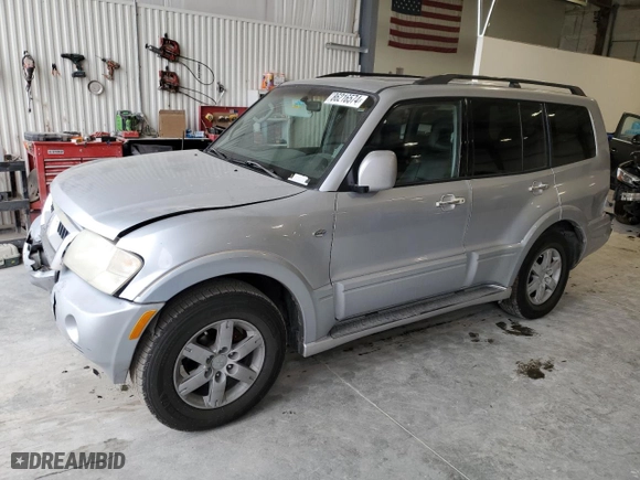 2006 Mitsubishi Montero LTD with VIN JA4MW51S76J000393, listed as a Copart auction lot 86216574 with 144878 miles and Salvage Title. Bid and sale history available at carsss.com. Image 1.