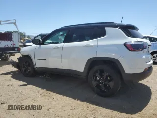 2021 Jeep Compass Latitude with VIN 3C4NJCBB5MT555862, listed as a Copart auction lot 56327265 with 74,842 mi miles and Salvage title. Bid and sale history available at DreamBid. Image 2.