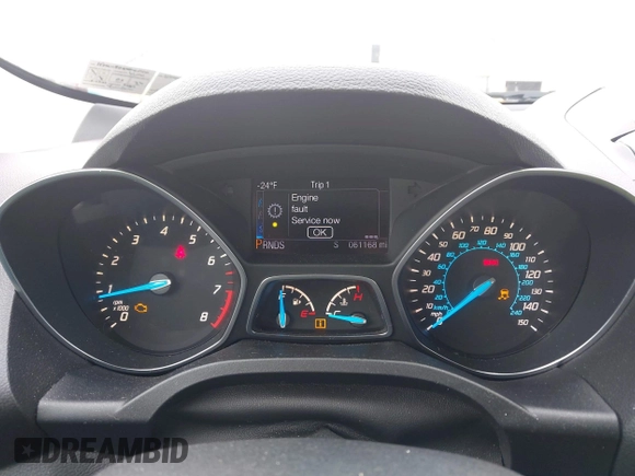 2013 Ford Escape Titanium with VIN 1FMCU9J94DUC07522, listed as a IAAI auction lot 42365124 with 61,168 mi miles and . Bid and sale history available at DreamBid. Image 7.