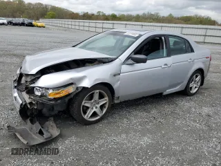 2005 Acura TL with VIN 19UUA66235A034737, listed as a Copart auction lot 51227955 with 188,001 mi miles and Salvage Title. Bid and sale history available at carsss.com. Image 1.