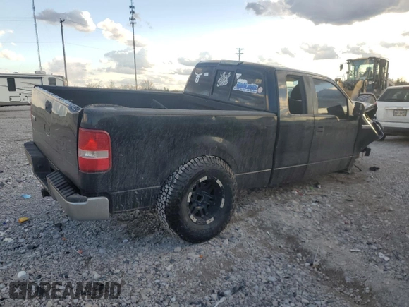 2005 Ford F-150 STX with VIN 1FTRX12W95NA75834, listed as a Copart auction lot 46849285 with 182,546 mi miles and Salvage Title. Bid and sale history available at carsss.com. Image 3.