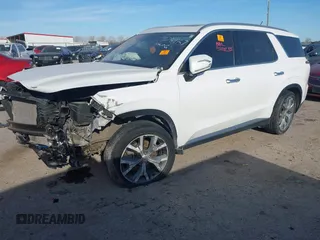 2022 Hyundai Palisade SEL z VIN KM8R3DHE4NU351611, wystawiony jako IAAI lot #41784957 z przebiegiem 76 678 mil mil oraz . Historia ofert i sprzedaży dostępna na DreamBid. Obrazek 2.