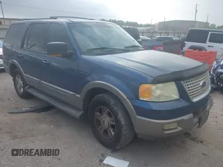 2003 Ford Expedition Eddie Bauer с VIN 1FMFU17L43LA54324, выставлен на аукционе IAAI как лот 41944254 с пробегом 280 382 миль миль и . История ставок и продаж доступна на DreamBid. Изображение 1.