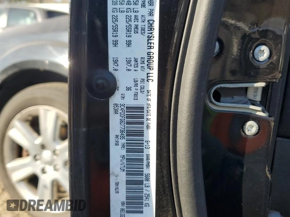 2013 Dodge Journey R/T with VIN 3C4PDDFG6DT736495, listed as a Copart auction lot 76912344 with 186,004 mi miles and Clean title. Bid and sale history available at DreamBid. Image 13.