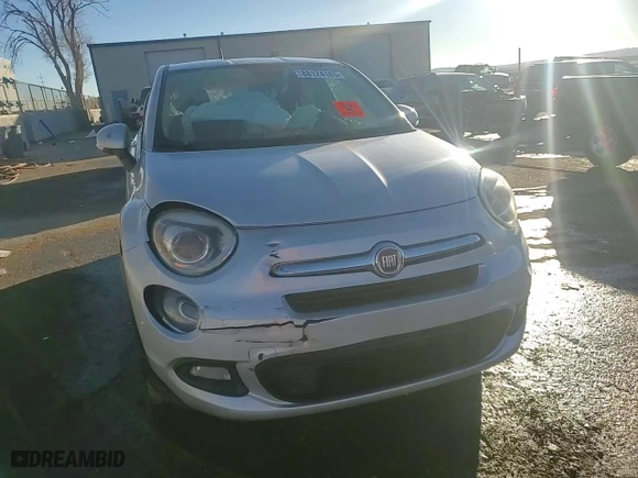 2016 FIAT 500X Lounge with VIN ZFBCFXDT1GP391253, listed as a Copart auction lot 88124185 with 0 mi miles and Salvage Title. Bid and sale history available at carsss.com. Image 14.